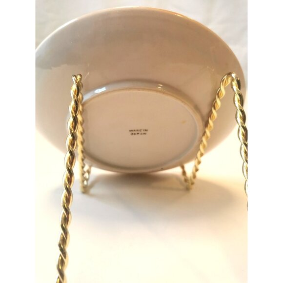 Set of 6- 1950s MADE IN JAPAN Lusterware Plates | Windmill Countryside Scenic - Picture 11 of 11